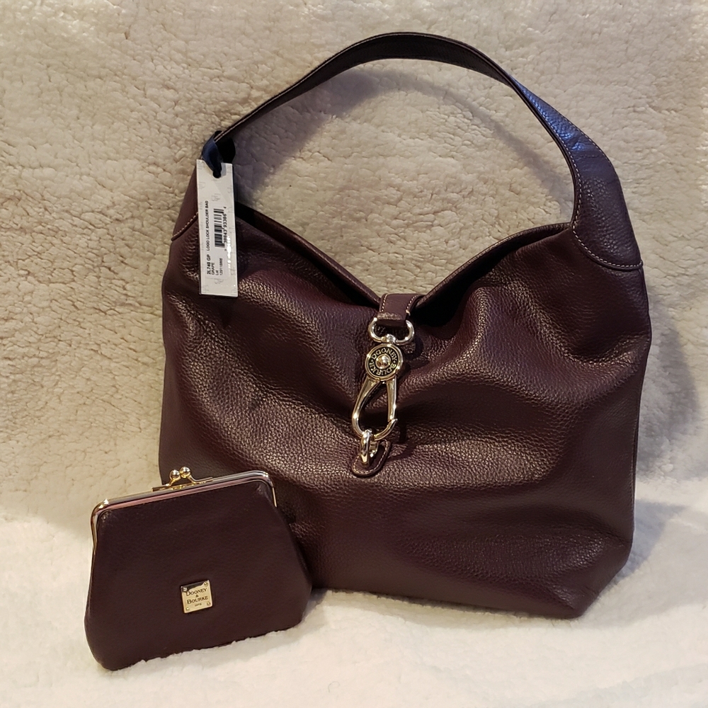 Dooney and Bourke Logo Lock Shoulder Bag